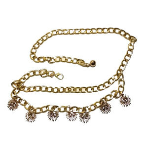 Metal Gold Tone Women's Sunshine Hanging Belt